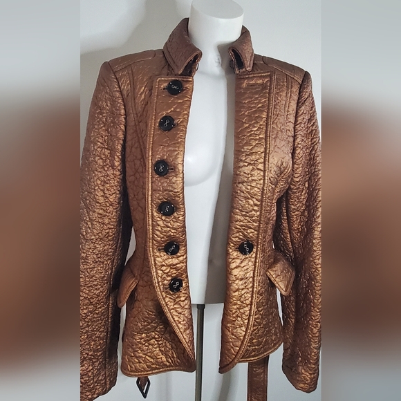 BURBERRY jacket -size 42- Metalic Cooper color -made in Italy - Picture 6 of 17